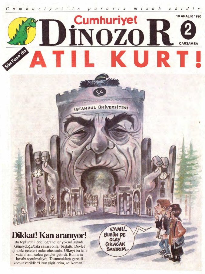 Dinozor Cumhuriyet Parasız Eki Sayı 02 PDF İndir – Kolektif