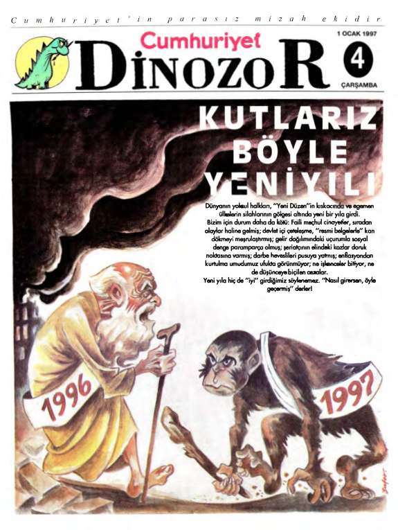 Dinozor Cumhuriyet Parasız Eki Sayı 04 PDF İndir – Kolektif