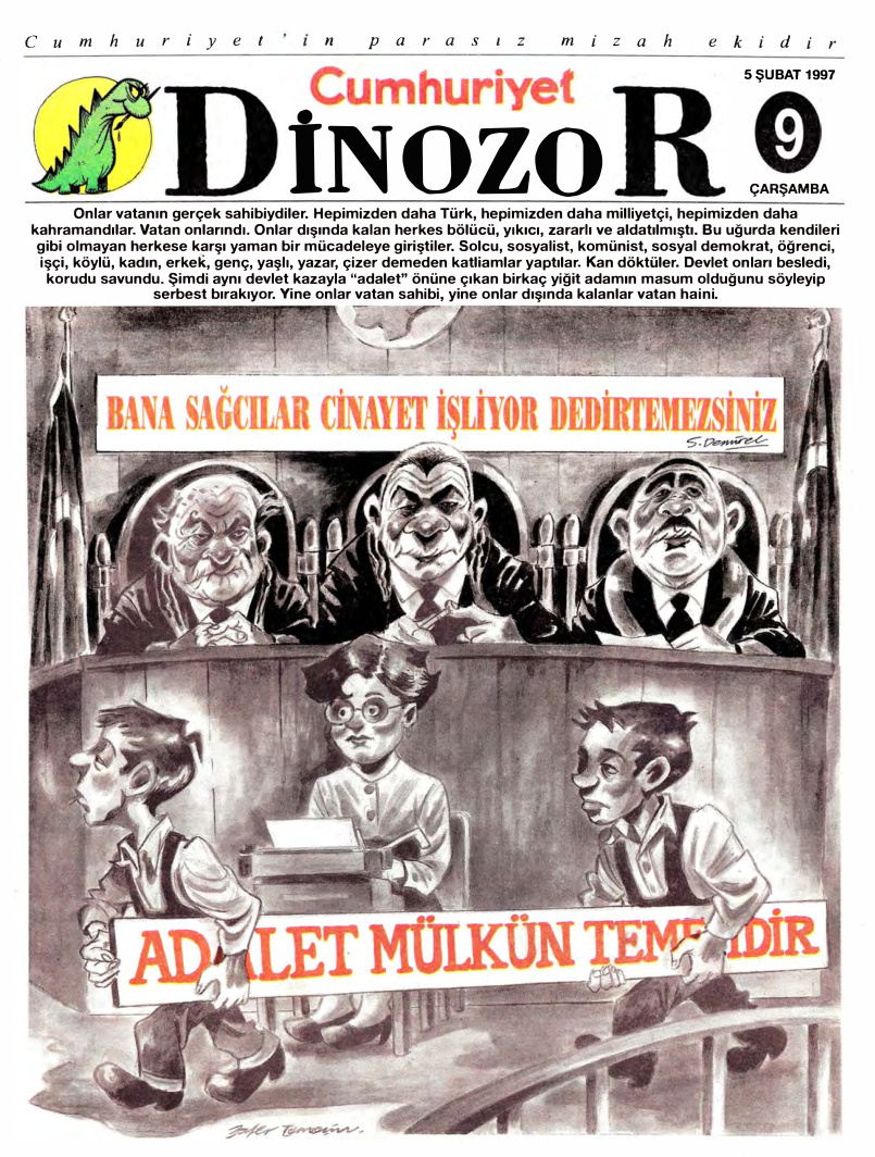 Dinozor Cumhuriyet Parasız Eki Sayı 09 PDF İndir – Kolektif