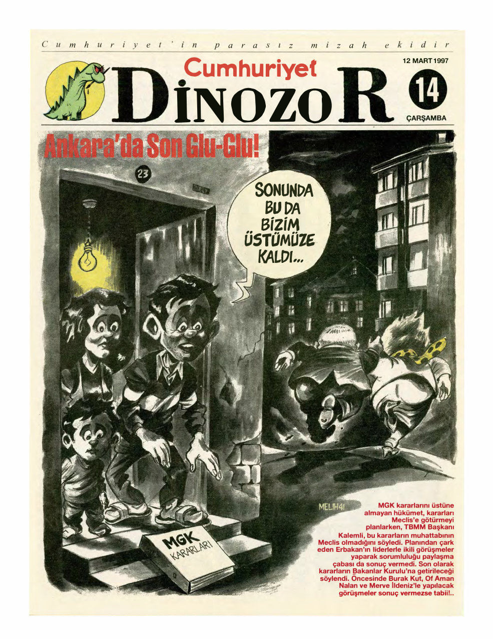 Dinozor Cumhuriyet Parasız Eki Sayı 14 PDF İndir – Kolektif