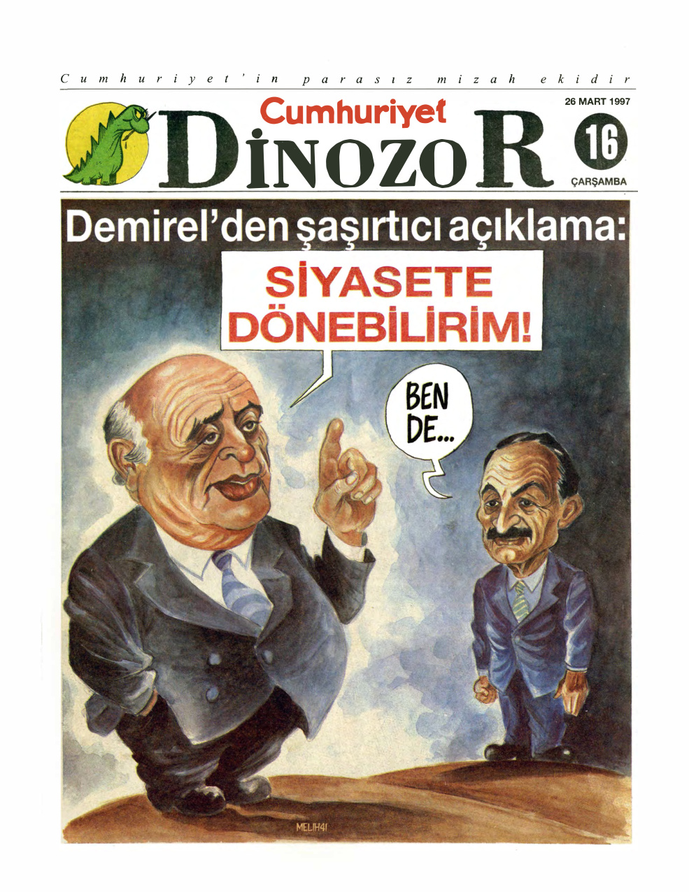 Dinozor Cumhuriyet Parasız Eki Sayı 16 PDF İndir – Kolektif