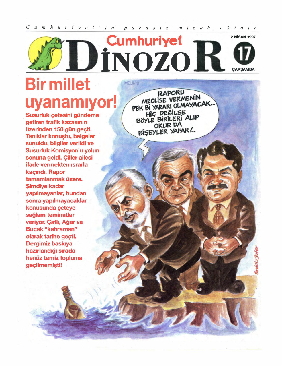 Dinozor Cumhuriyet Parasız Eki Sayı 17 PDF İndir – Kolektif