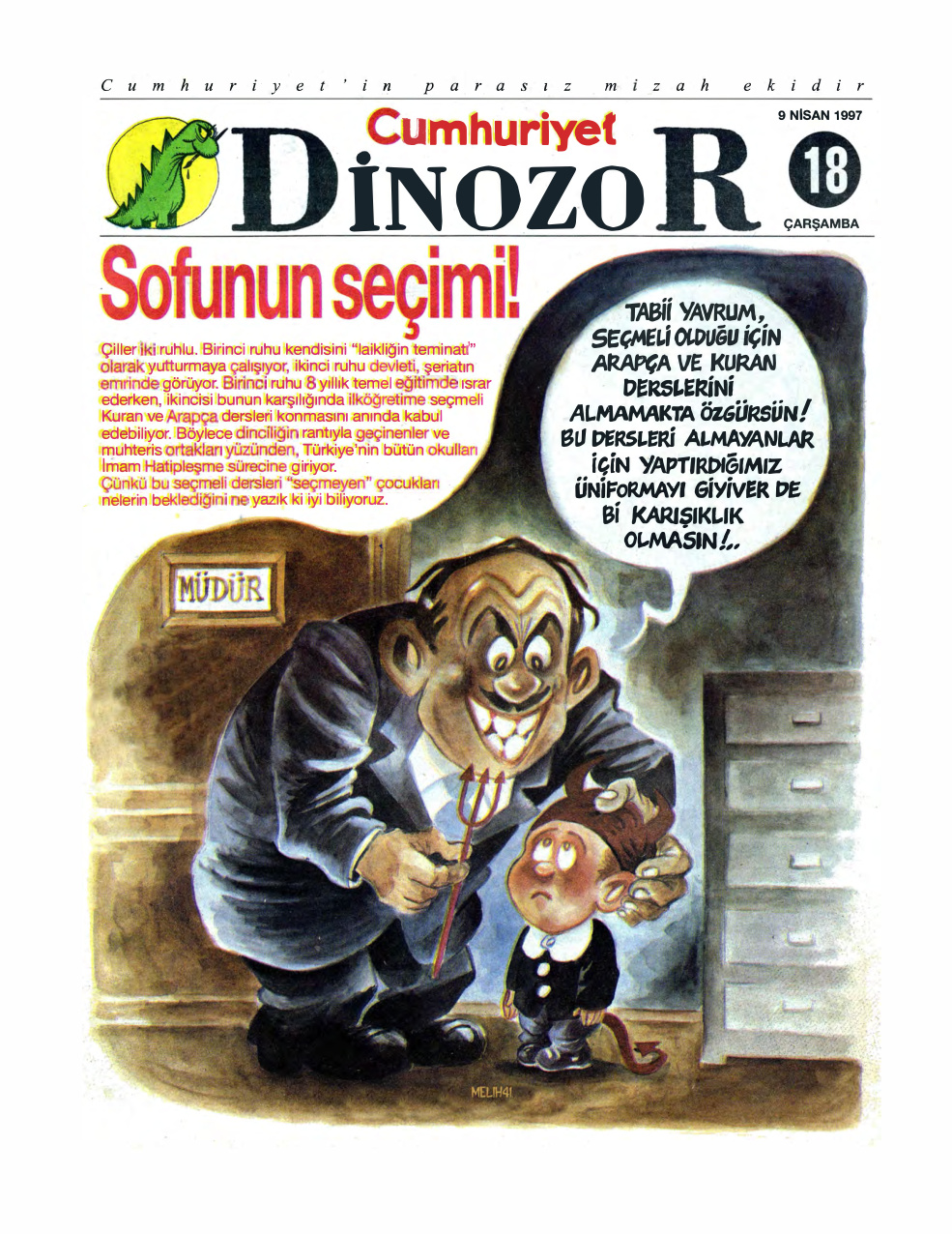 Dinozor Cumhuriyet Parasız Eki Sayı 18 PDF İndir – Kolektif