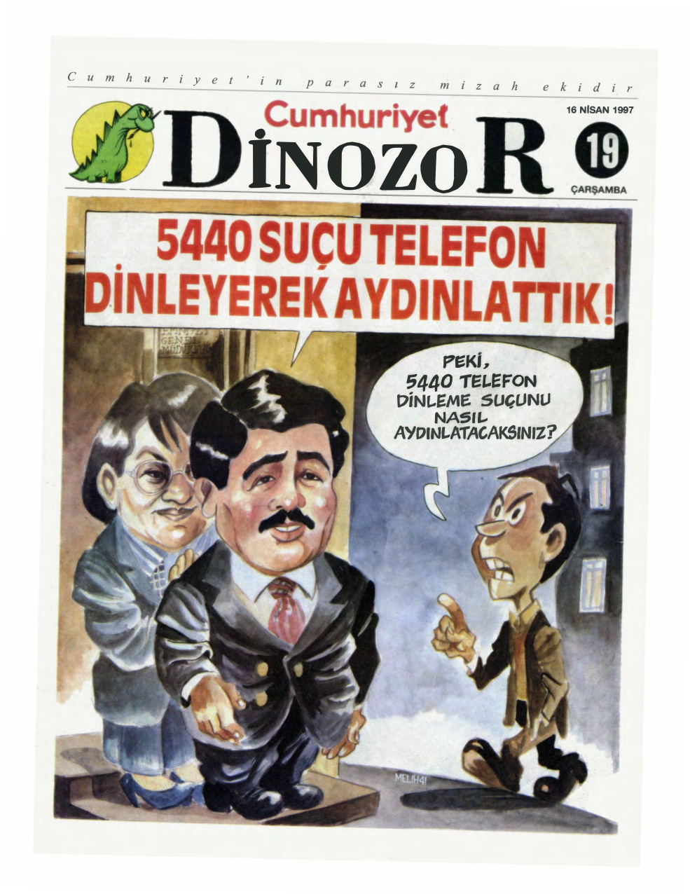 Dinozor Cumhuriyet Parasız Eki Sayı 19 PDF İndir – Kolektif
