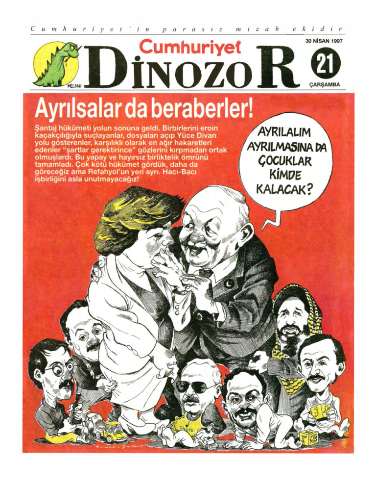 Dinozor Cumhuriyet Parasız Eki Sayı 21 Kitap Kapağı