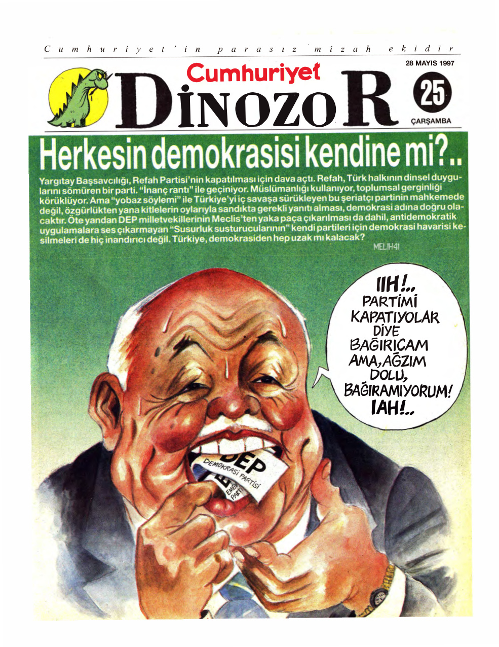 Dinozor Cumhuriyet Parasız Eki Sayı 25 PDF İndir – Kolektif