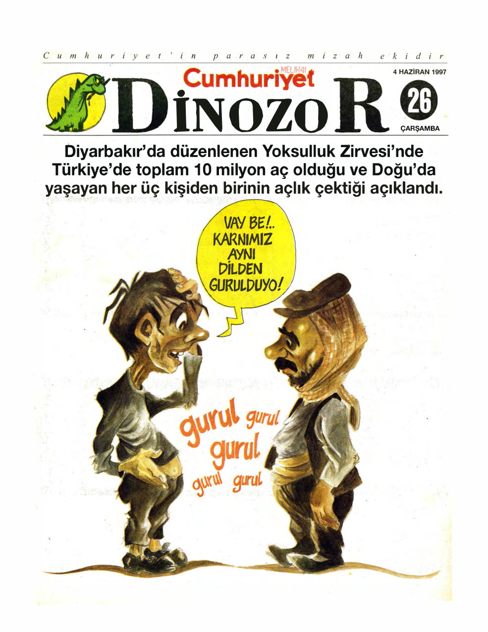 Dinozor Cumhuriyet Parasız Eki Sayı 26 PDF İndir – Kolektif