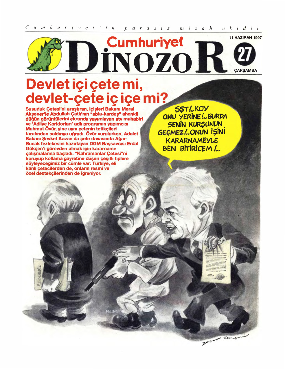 Dinozor Cumhuriyet Parasız Eki Sayı 27 PDF İndir – Kolektif