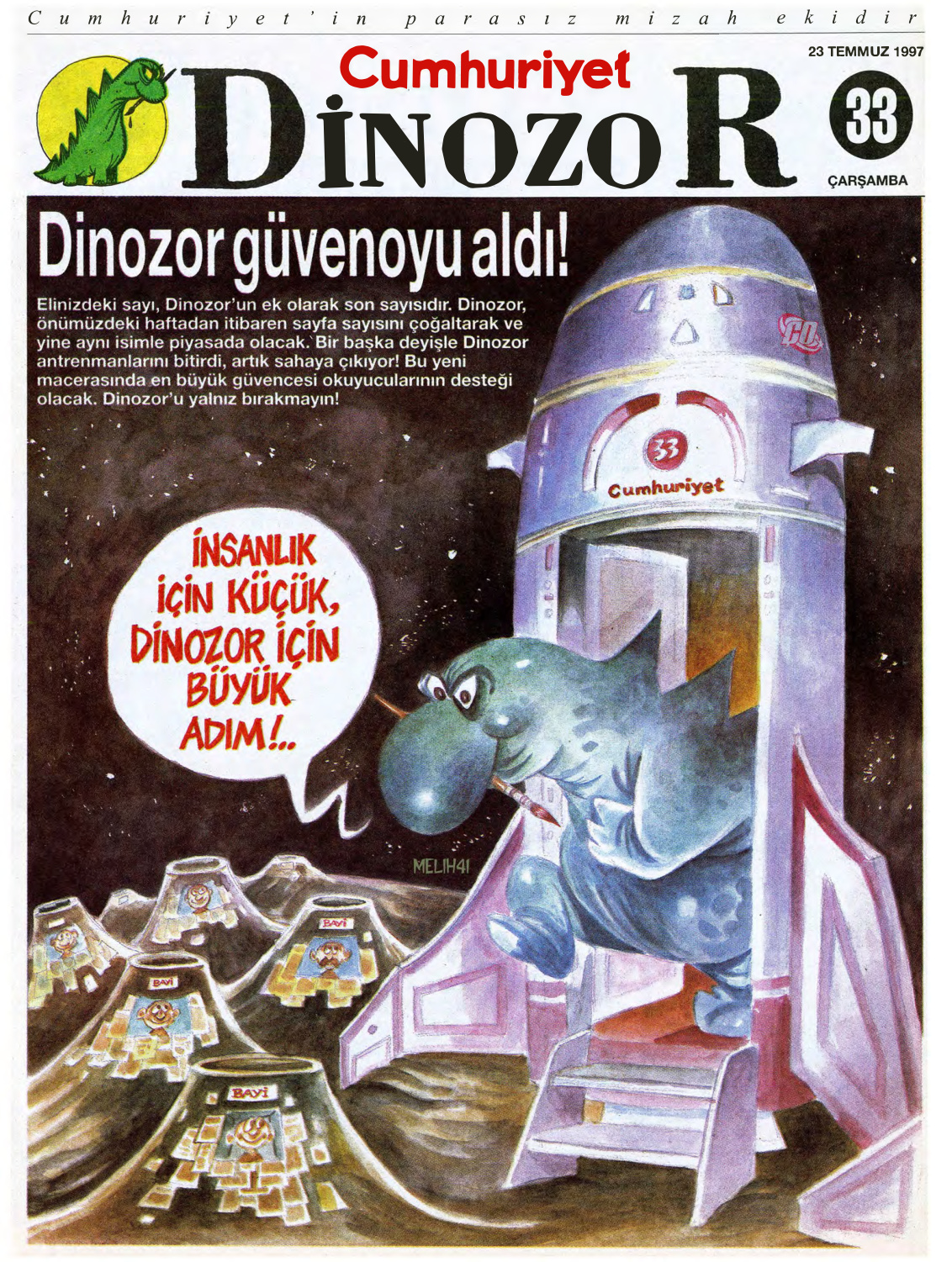 Dinozor Cumhuriyet Parasız Eki Sayı 33 PDF İndir – Kolektif