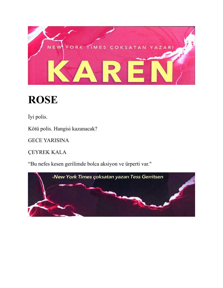 Gece Yarısına Çeyrek Kala PDF İndir – Karen Rose