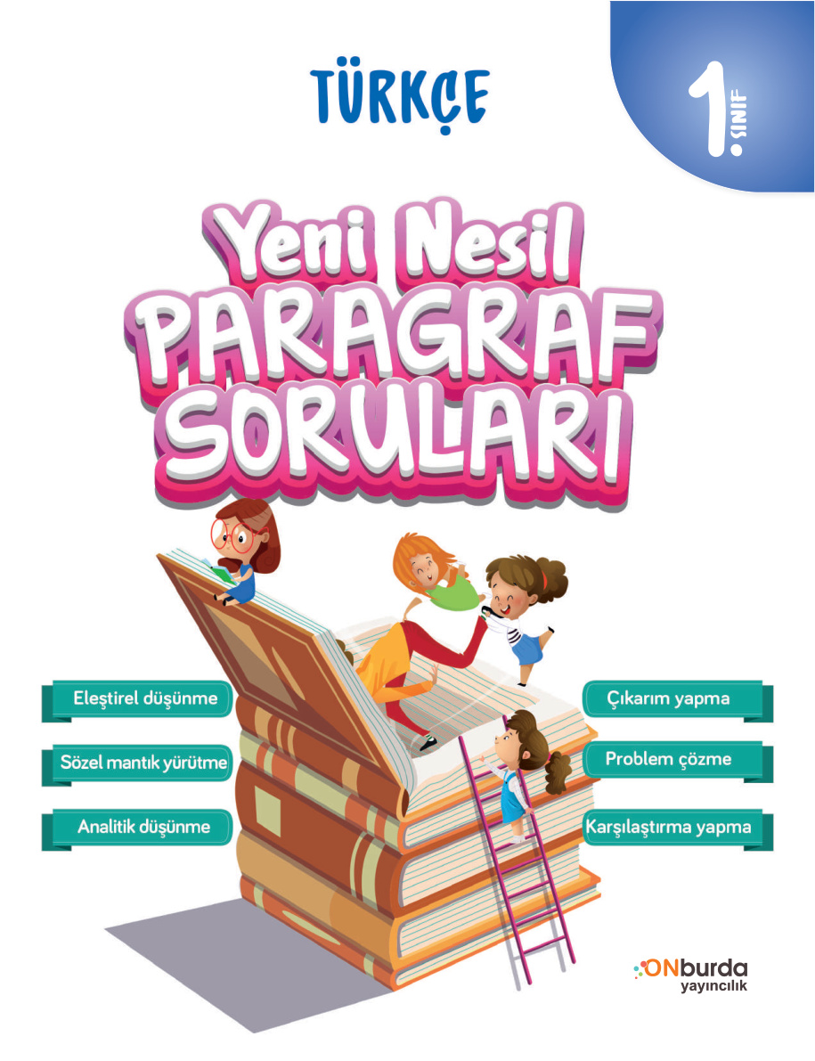 1. Sınıf Paragraf Türkçe Kitap İçi Örnek Sayfalar PDF İndir – Komisyon