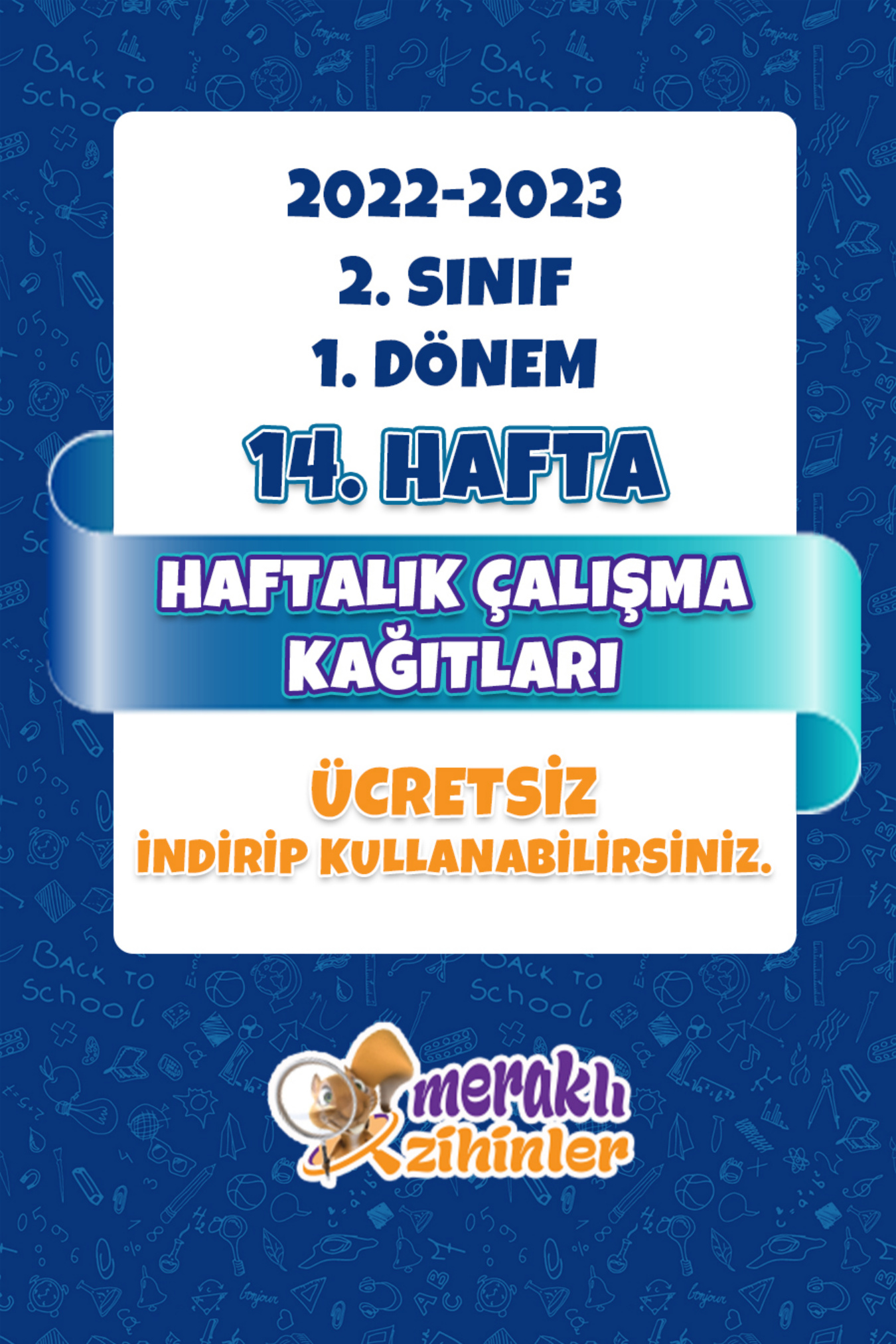 2. Sınıf Meraklı 14. Hafta Çalışmaları PDF İndir – Komisyon