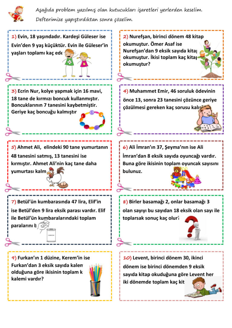 2.sınıfproblemler Kitap Kapağı