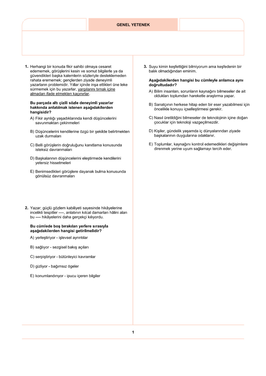 2021 KPSS PDF İndir