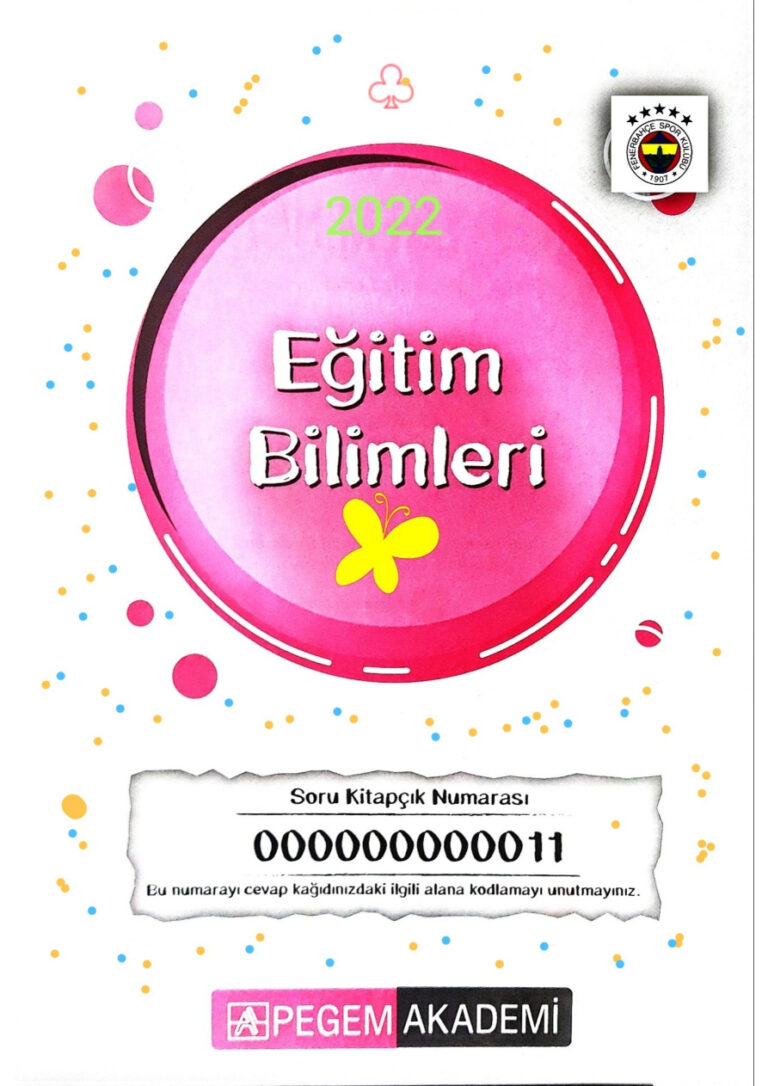 2022 Pegem Tg 11 Eğitim Kitap Kapağı