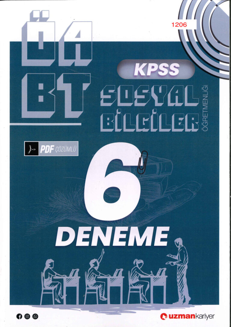 2024 öabt sosyal bilgiler uzman kariyer 6lı paket deneme Kitap Kapağı