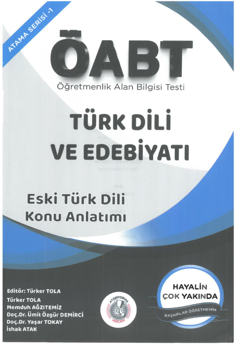 2024 Atanıyorum Hocam Eski Türk Dili Edebiyatı Konu Anlatımı PDF İndir – Komisyon