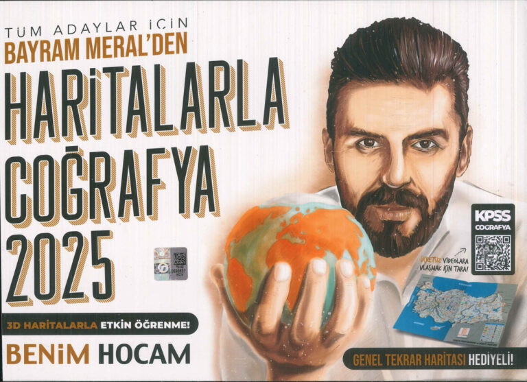 2025 BENİM HOCAM HARİTALARLA COĞRAFYA BAYRAM MERAL Kitap Kapağı