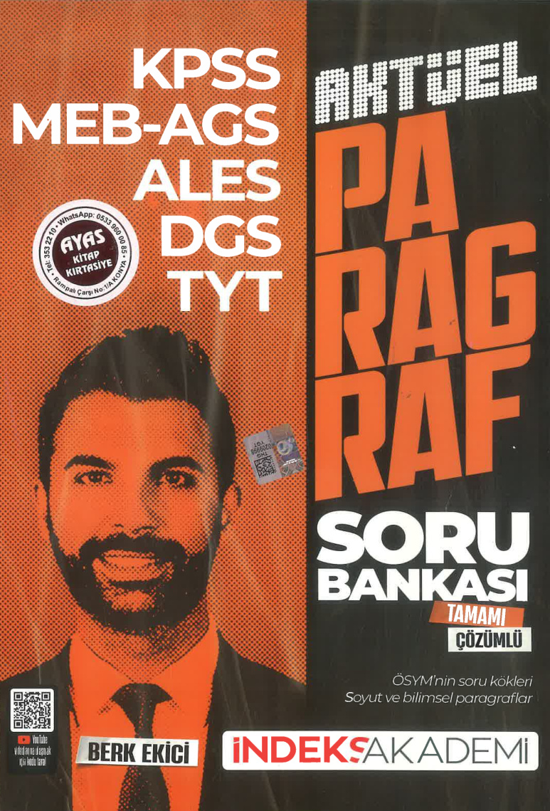 2026 İndeks AGS-ALES-DGS Aktüel Paragraf Soru Bankası PDF İndir – İndeks Komisyon