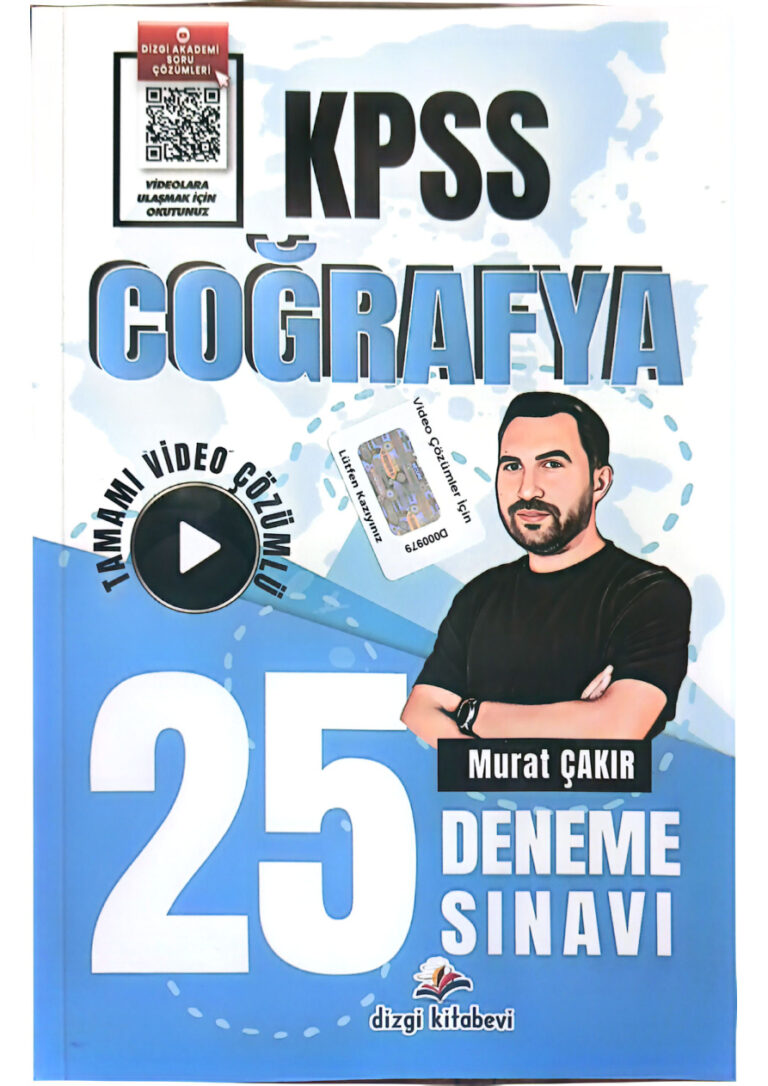 2026 KPSS COGRAFYA MURAT ÇAKIR 25 DENEME SINAVİ Kitap Kapağı