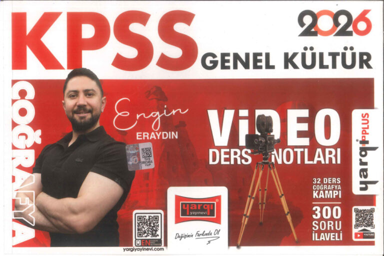 2026 KPSS YARGI ENGİN ERAYDIN COĞRAFYA VİDEO2026 Kitap Kapağı
