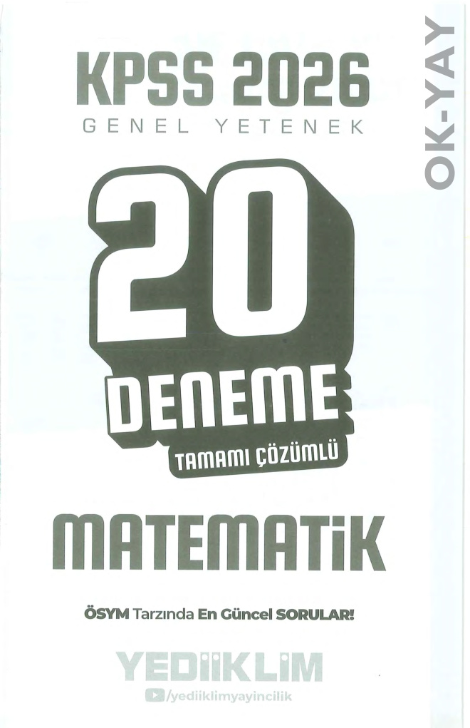2026 YEDİİKLİM MATEMATİK 20 DENEME PDF İndir - Yediiklim Yayınları 11 2026 YEDİİKLİM MATEMATİK 20 DENEME PDF İndir – Yediiklim Yayınları