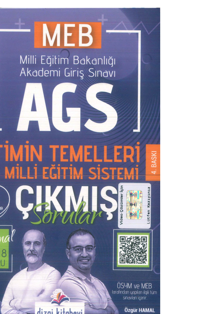 2026 Dizgi AGS Eğitimin Temelleri Çıkmış Soru Bankası 1. Cilt PDF İndir