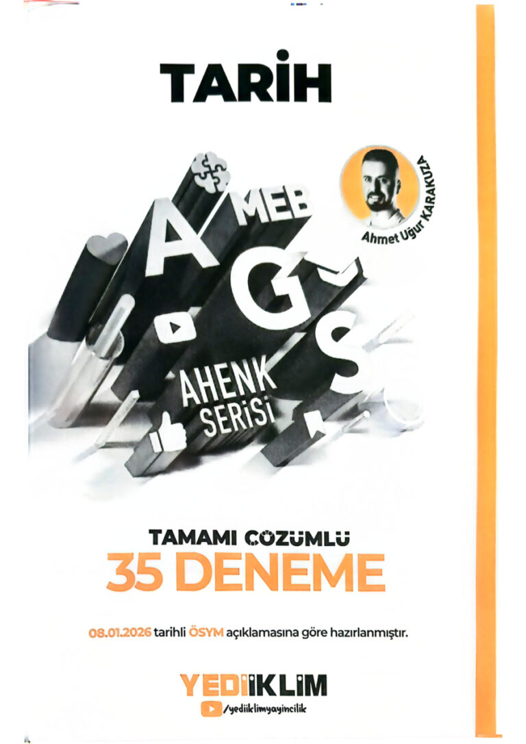 2026 TARİH AGS AHENK SERİSİ TAMAMI CÖZÜMLÜ 35 DENEME 2 Kitap Kapağı