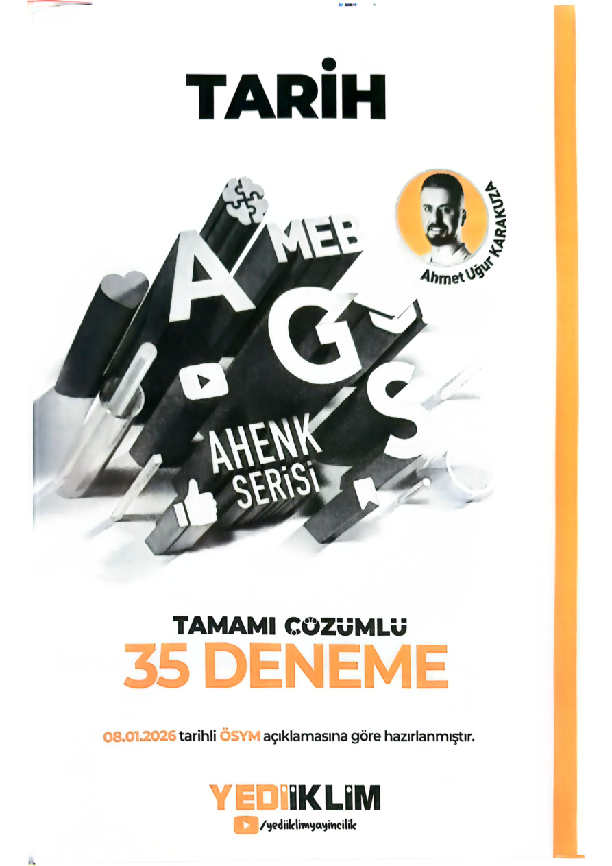2026 TARİH AGS AHENK SERİSİ TAMAMI ÇÖZÜMLÜ 35 DENEME 2 PDF İndir
