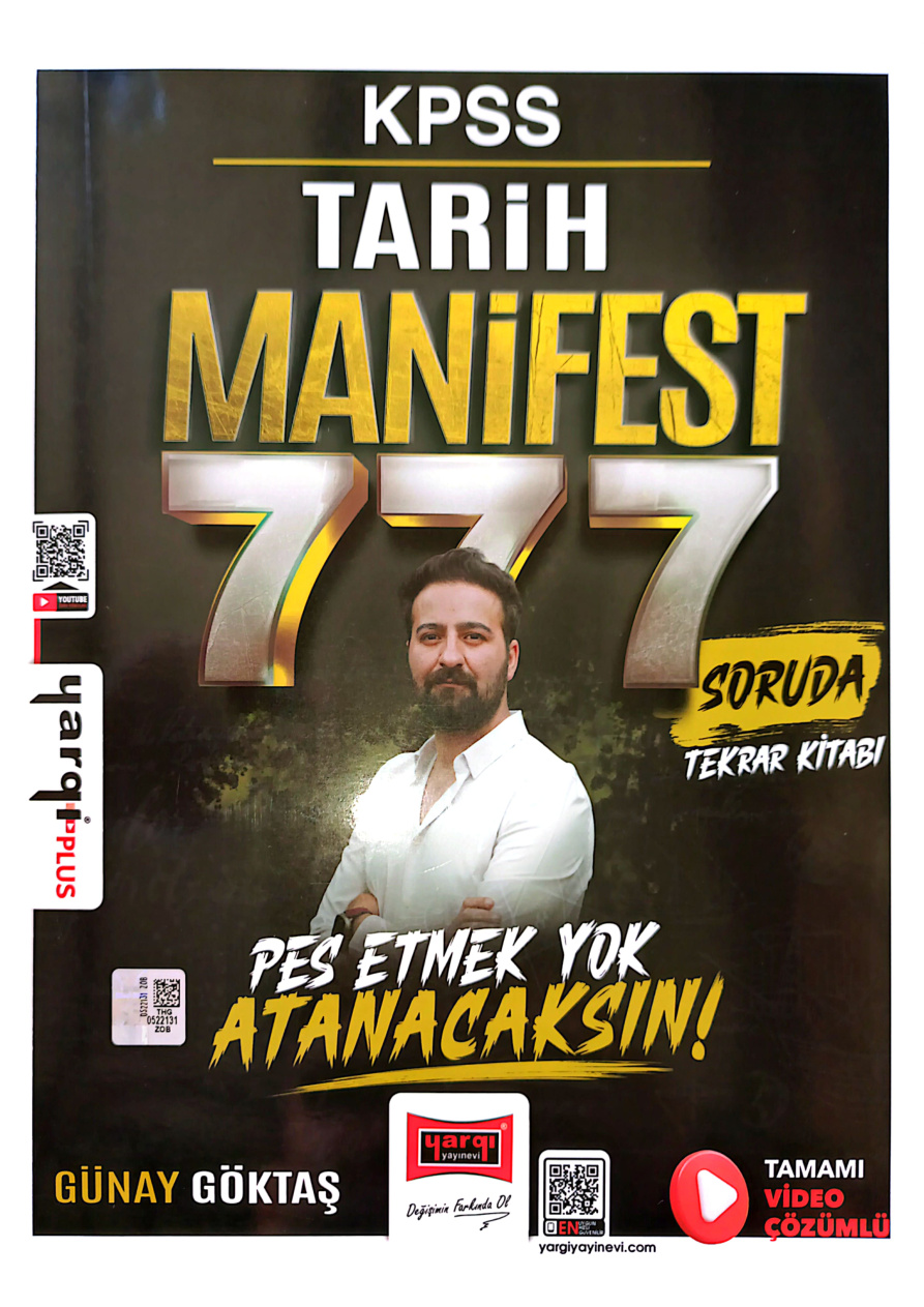 2026 Yargı KPSS Tarih Manifest 777 Soruda Tekrar PDF İndir
