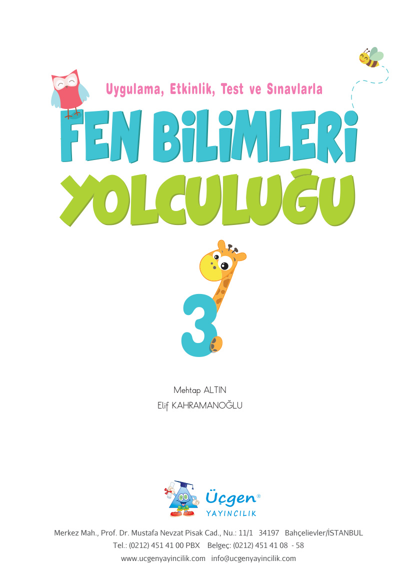 3. Sınıf Fen Bilimleri Yolculuğu PDF İndir – Komisyon
