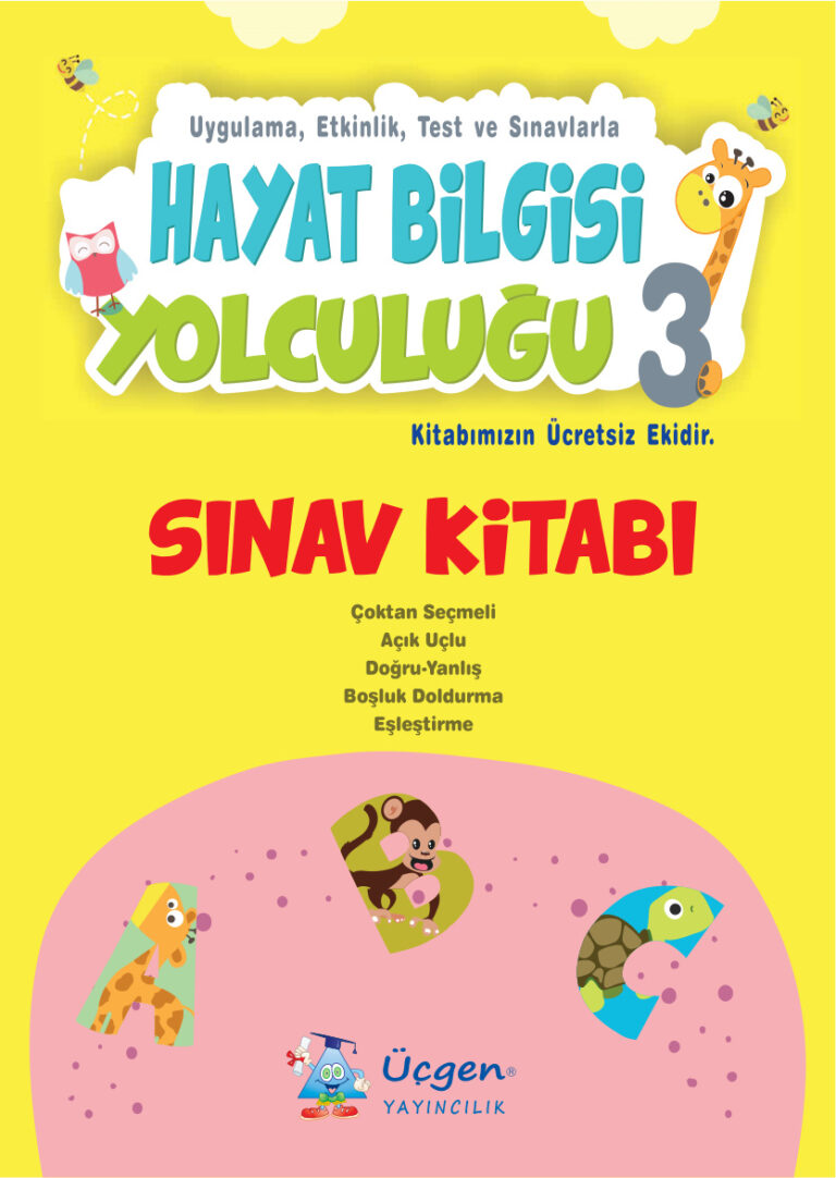 3. Sınıf Hayat Bilgisi Yolcuğu Sınav Eki Kitap Kapağı