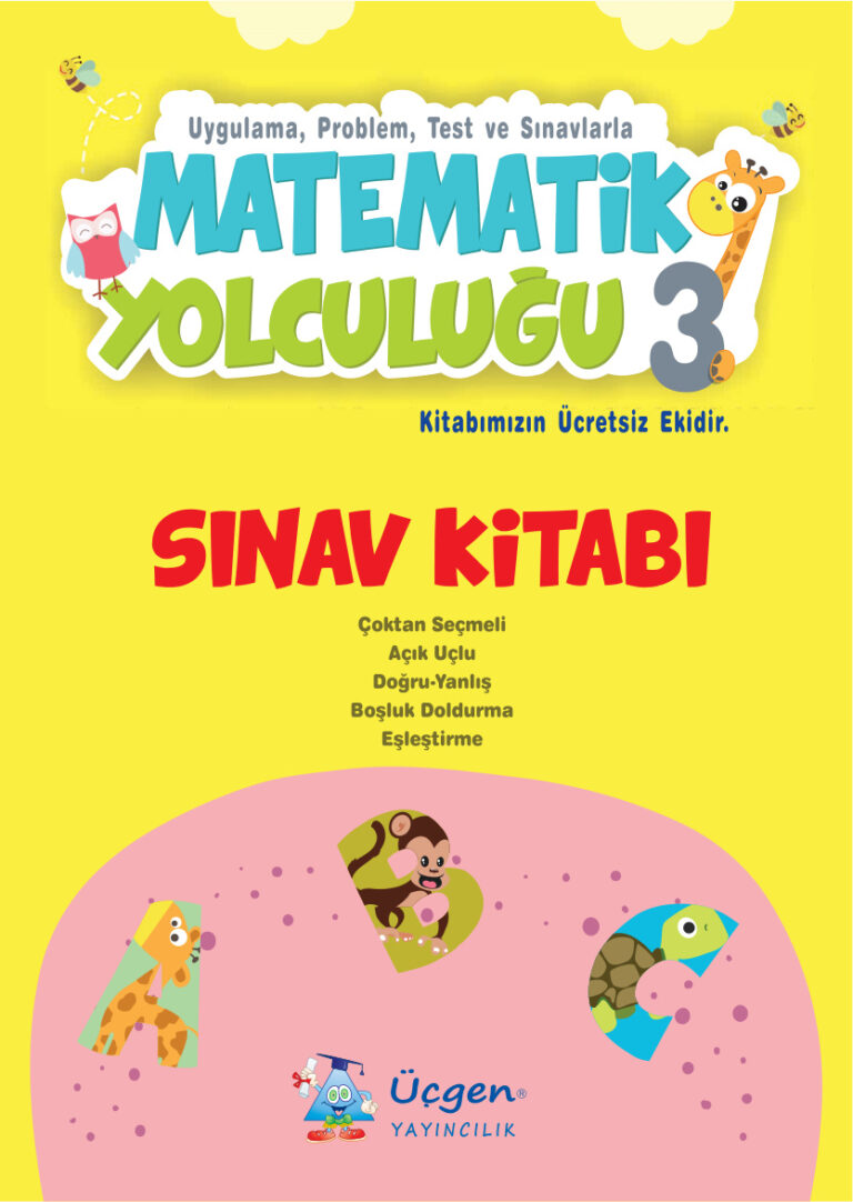 3. Sınıf Matematik Yolcuğu Sınav Eki Kitap Kapağı