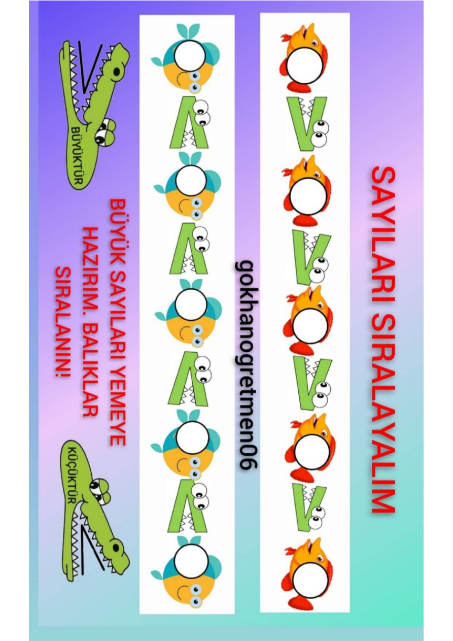 3. Sınıf Sayıları Sıralama Yaz-Sil Şablon PDF İndir – Komisyon