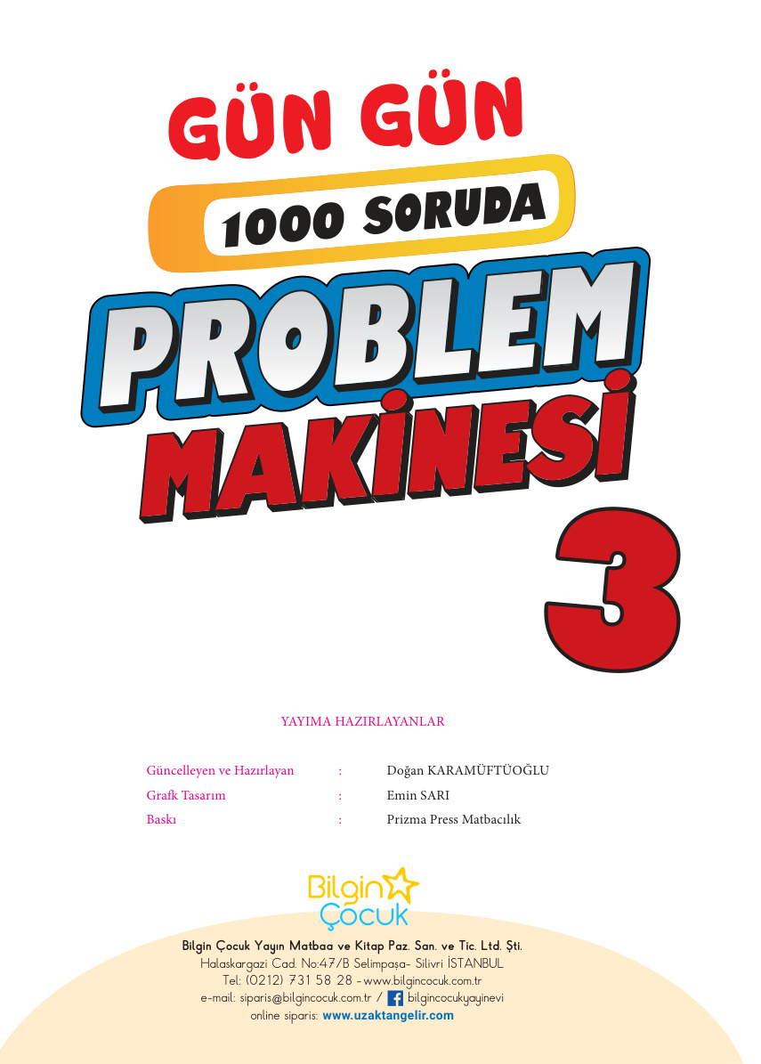 3. Sınıf Problem Baskı PDF İndir – Komisyon