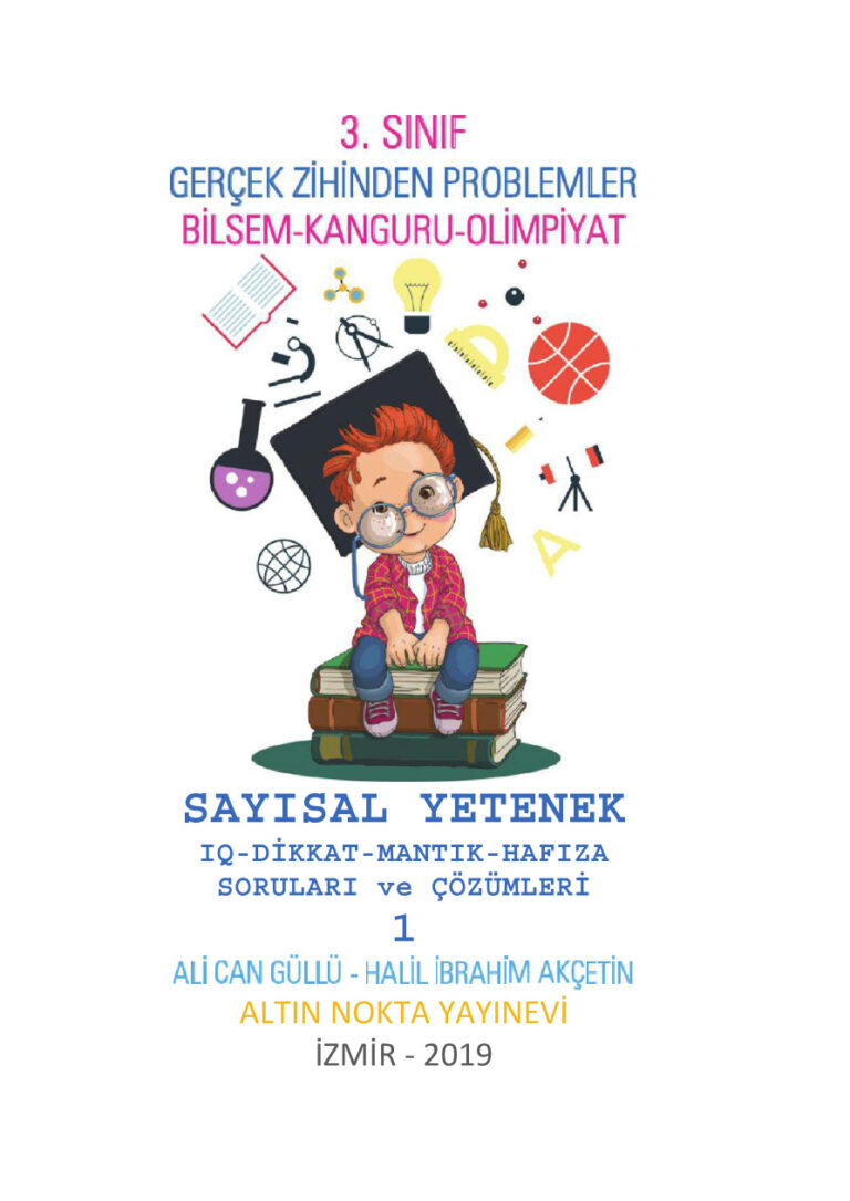 3. sınıf zihinden problemler altın nokta Kitap Kapağı