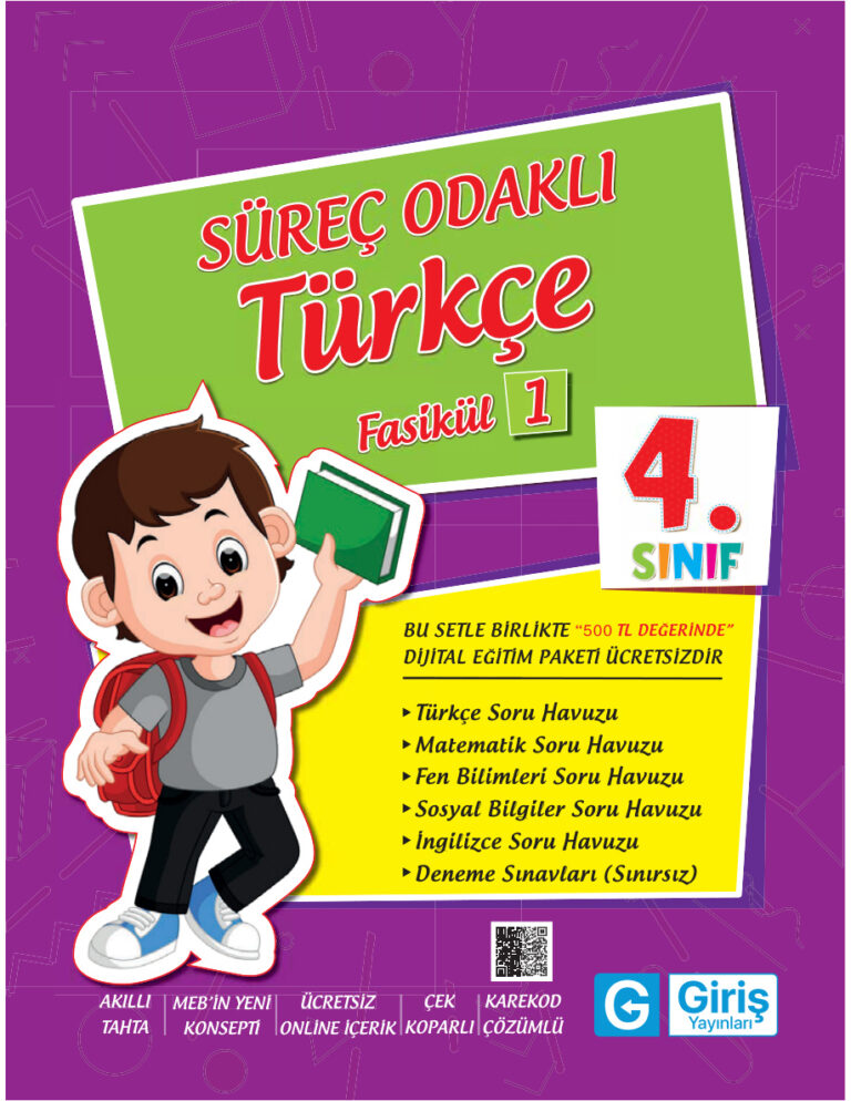 4 sinif surec odakli turkce 1 fasikul Kitap Kapağı