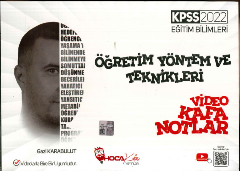 92022 Hoca Kafası Eğitim Bilimleri ÖYT Video Ders Notu Kitap Kapağı