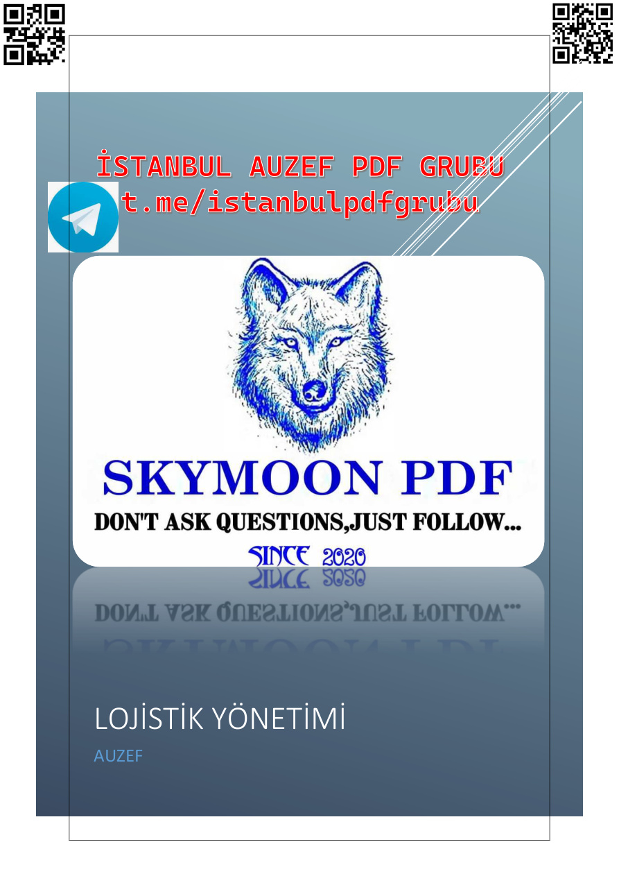 AUZEF Lojistik Yönetimi Vize+Final+Bütünleme PDF İndir – Komisyon