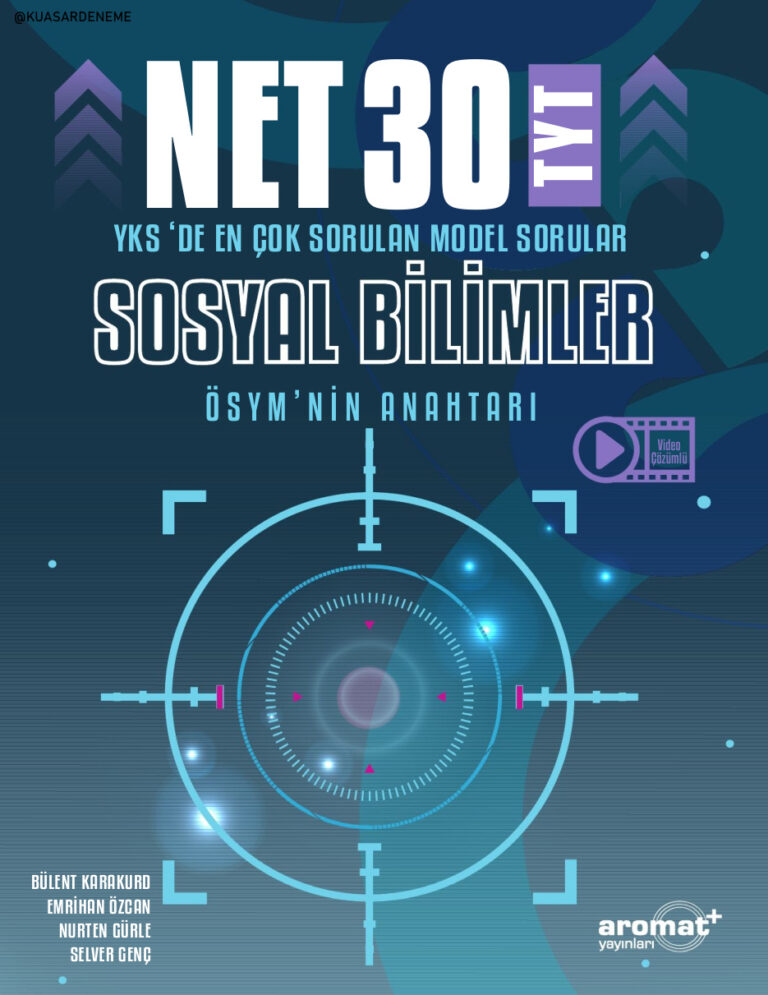 Aromat TYT Sosyal Bilimler 30 Net Model Sorular Kitap Kapağı