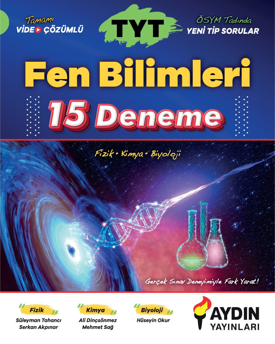 Aydın Yayınları TYT Fen Bilimleri Denemeleri 2022 PDF İndir – Komisyon