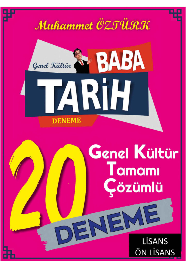 BABA TARİH KPSS 20 Lİ DENEME Kitap Kapağı