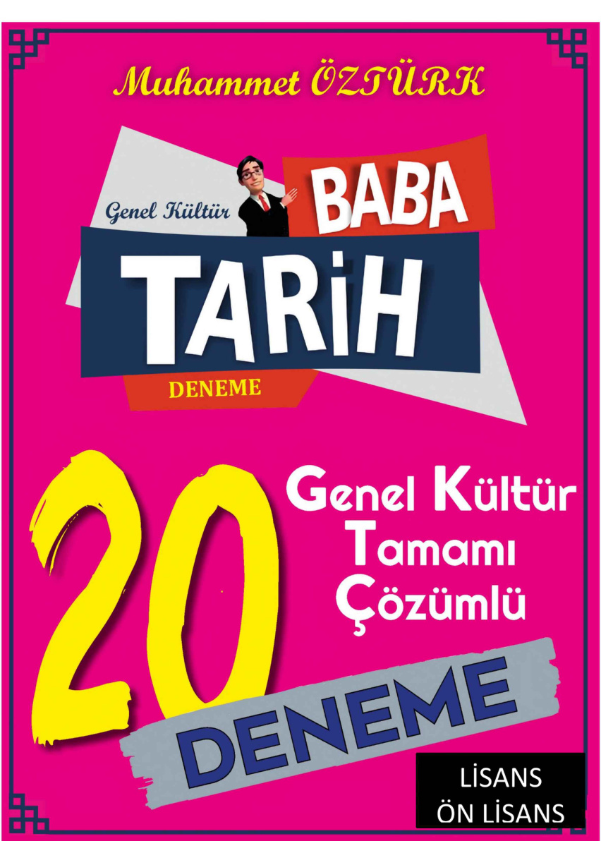 BABA TARİH KPSS 20 Lİ DENEME PDF İndir