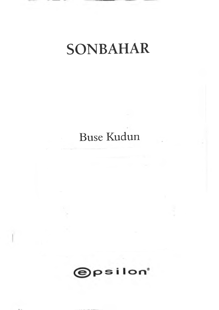 Sonbahar PDF İndir – Buse Kudun