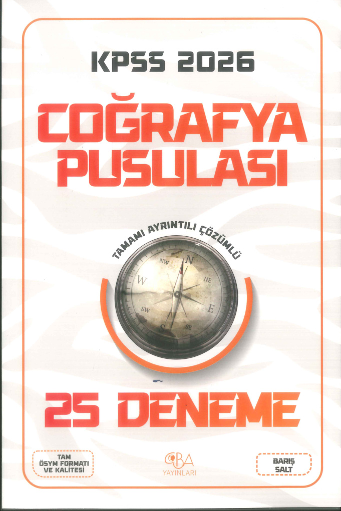 CBA KPSS COĞRAFYA 25 DENEME 2026 PDF İndir