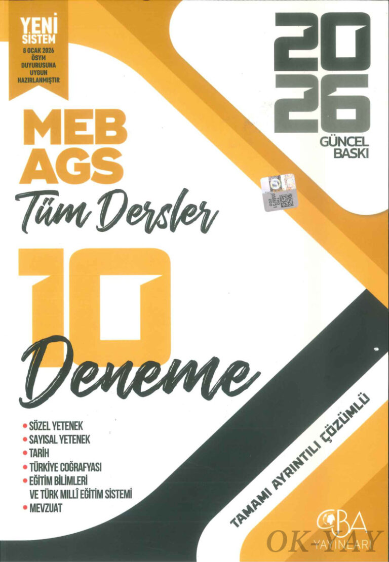 CBS AGS 10 LU DENEME 2026 Kitap Kapağı