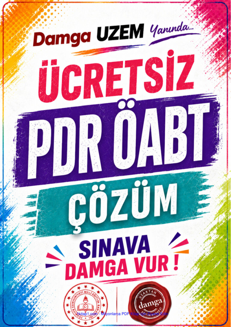 DAMGA UZEM PDR ÖABT ÇÖZÜM KİTAPÇIĞI 1 Kitap Kapağı