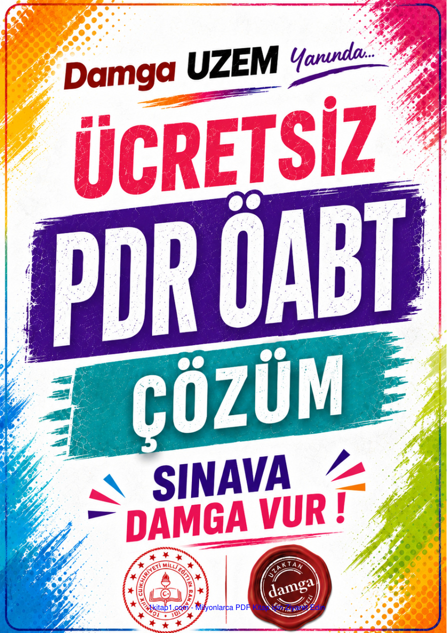 DAMGA UZEM - PDR ÖABT ÇÖZÜM KİTAPÇIĞI - 1 PDF İndir