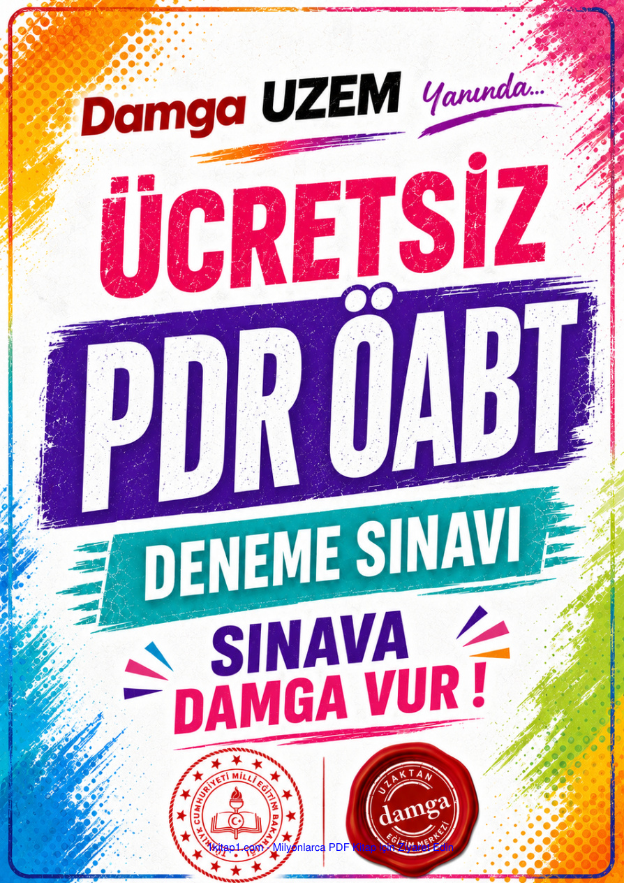 DAMGA UZEM - PDR ÖABT DENEME SINAVI - 1 PDF İndir