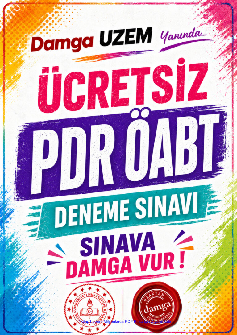 DAMGA UZEM PDR ÖABT DENEME SINAVI 1 Kitap Kapağı